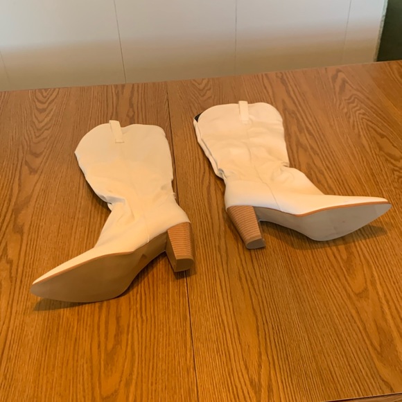 SHEIN Shoes - SHEIN boots.  WHITE.  Size 42.  NEW!